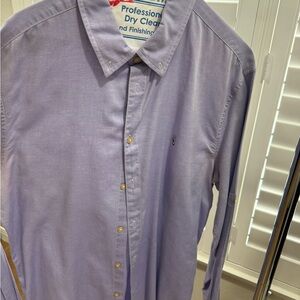 John Varvatos Lavender Button-Down Shirt
